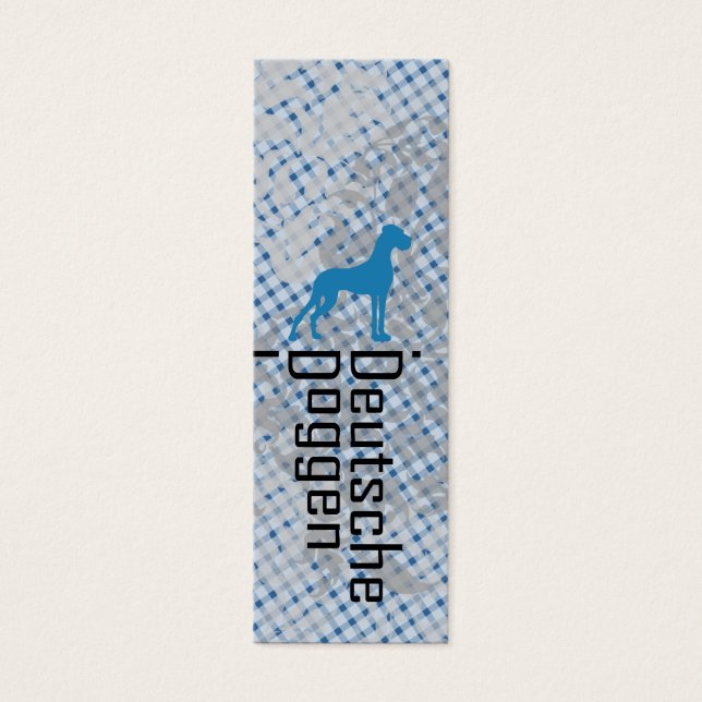 Deutsche Doggen Visitenkarten (Front)