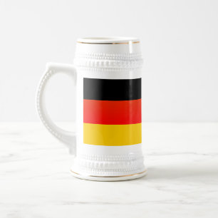 Deutsche Flagge or German Flag Beer Stein