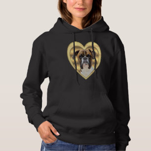 Deutscher Boxer  Dog Heart   Boxer  German Boxer   Hoodie