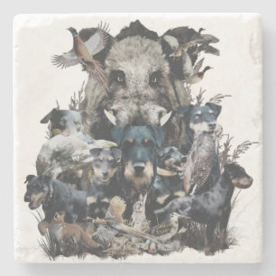 Deutscher Jagdterrier  Stone Coaster