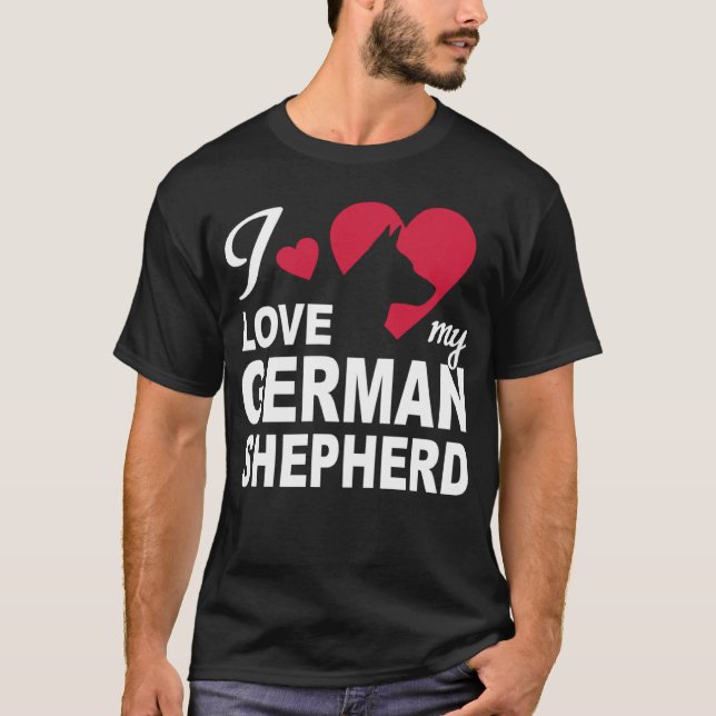 Deutscher Schäferhund T-Shirt (Front)