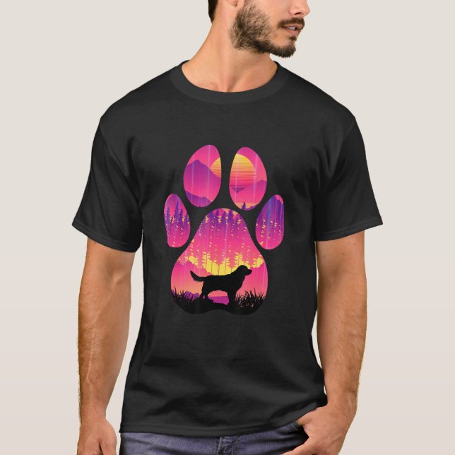 Deutscher Wachtelhund Paw Mom Dad Dog  Women Men T-Shirt (Front)