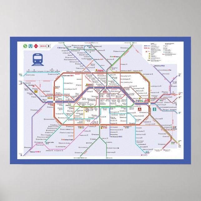 " Deutschland: 2022/heute Berlin - Liniennetz ...  Poster (Front)