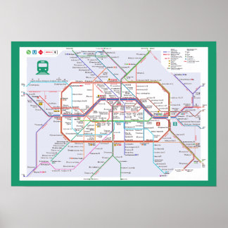 " Deutschland: 2023/heute Berlin - Liniennetz ... Poster