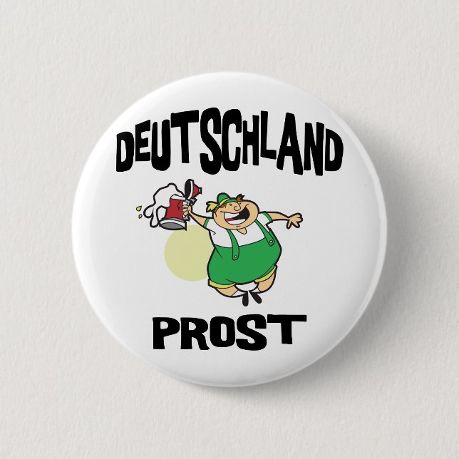 Deutschland 6 Cm Round Badge (Front)