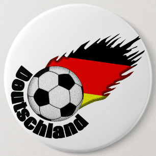 deutschland 6 cm round badge