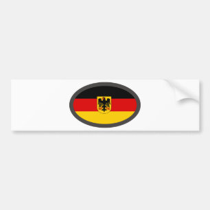 Deutschland cool flag design! bumper sticker