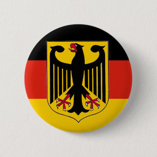 Deutschland Eagle Flag 6 Cm Round Badge