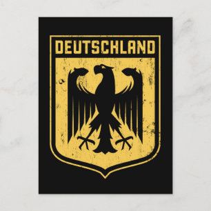 Deutschland Eagle - German Coat of Arms Postcard
