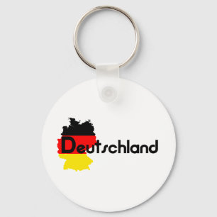 Deutschland flag colours! key ring