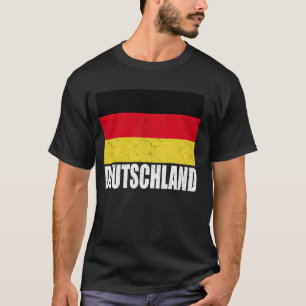 Deutschland Flag Grunge Vintage Souvenir Germany T-Shirt