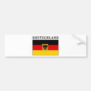 Deutschland Flagge Bumper Sticker