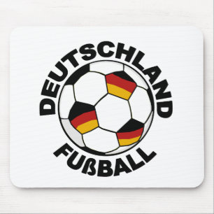 Deutschland  Fußball design Mouse Pad