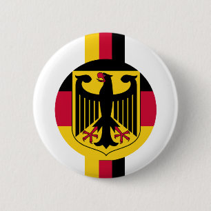 Deutschland Fussball Eagle Colours design 6 Cm Round Badge