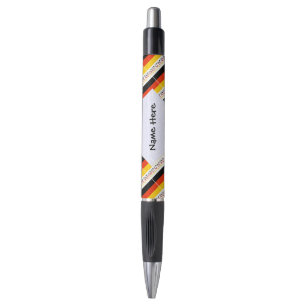 Deutschland German Flag Black Personalisation