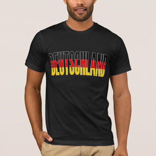 Deutschland German Flag T-shirt (Front)