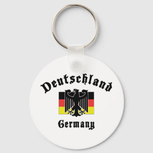 Deutschland Germany Flag Key Ring