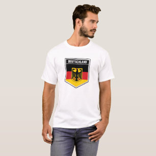 Deutschland/Germany Flag Shield T-Shirt