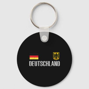 Deutschland Germany Flag Soccer Footll Fan Men Wom Key Ring