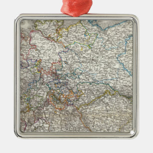 Deutschland - Germany Metal Tree Decoration