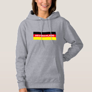 Deutschland in German Flag Colours Hoodie