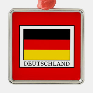 Deutschland Metal Tree Decoration