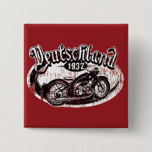 Deutschland Motowear 15 Cm Square Badge