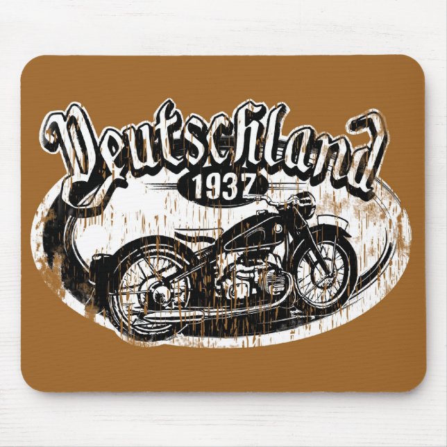 Deutschland Motowear Mouse Pad (Front)