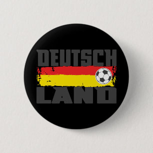 Deutschland Soccer 6 Cm Round Badge