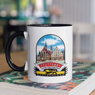 Deutschland Stuttgart Vintage souvenir Mug