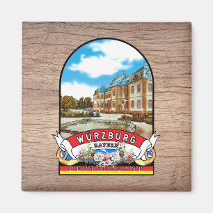 Deutschland Würzburg Vintages Souvenir Magnet