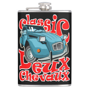 Deux Chevaux Hip Flask