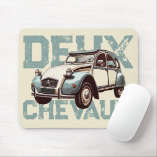 Deux Chevaux Mouse Pad