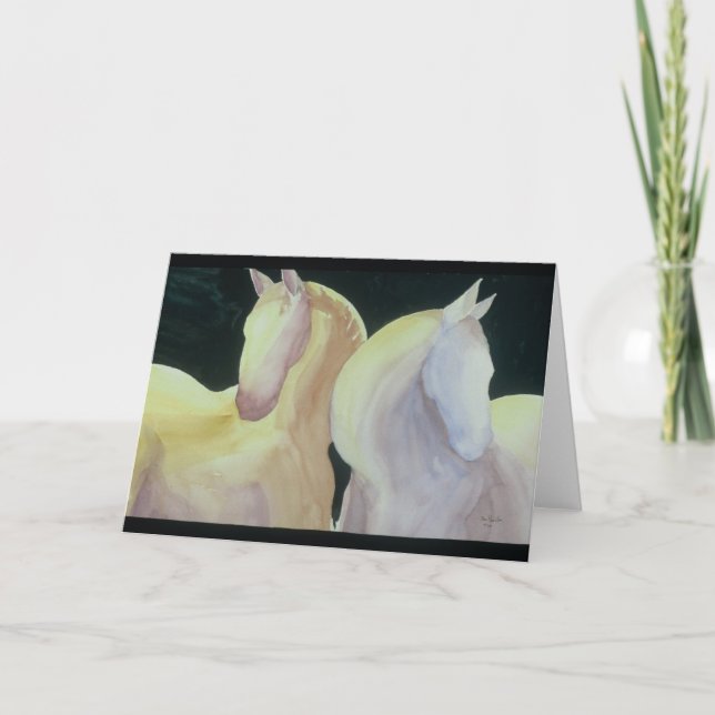 Deux Greeting Card (Front)