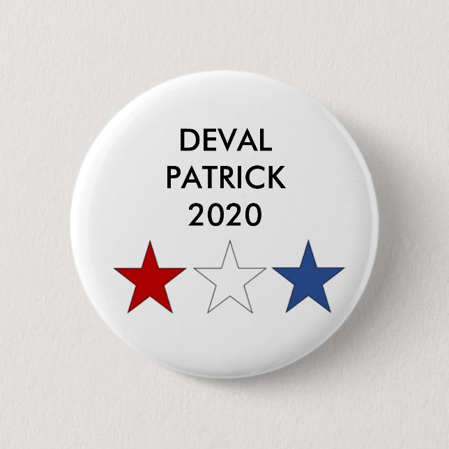 DEVAL PATRICK  2020 Presidential Button (Front)