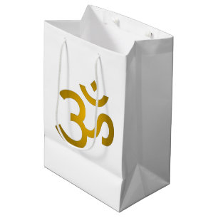 Devanagari om medium gift bag