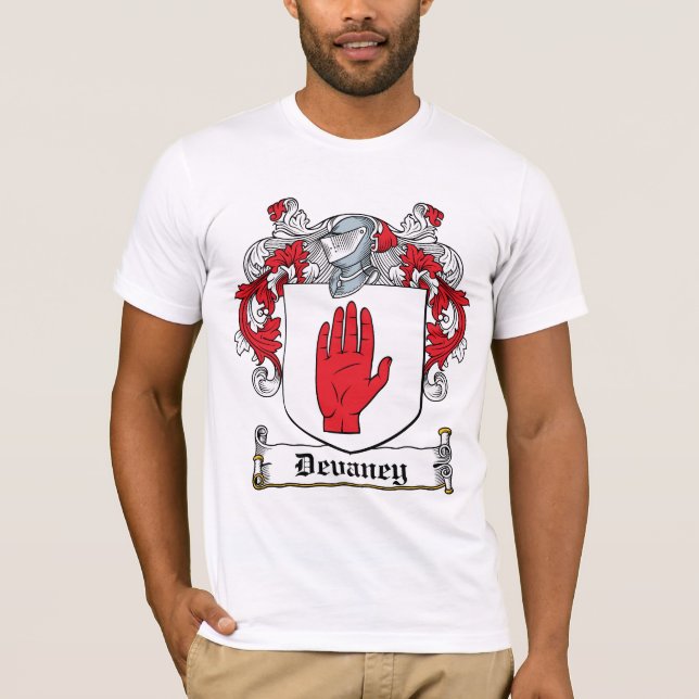 Devaney Family Crest T-Shirt (Front)