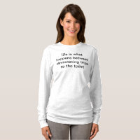 devastating trips to the toilet t-shirt