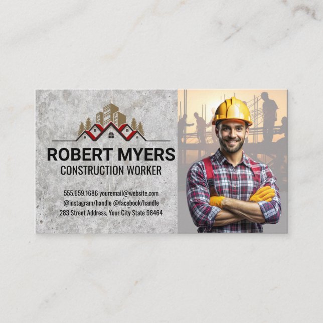 Developer | Builders | Construction Appointment Card (Front)