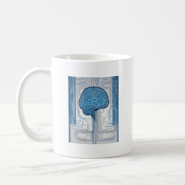 Developer Code Logic Geometric Tee for Software En Coffee Mug (Left)