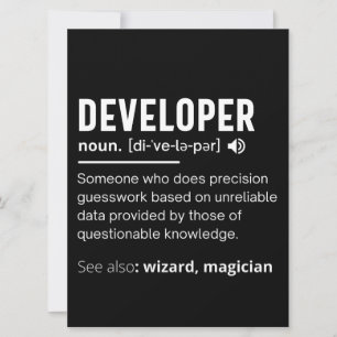 Developer Dictionary Definition Funny developers Save The Date