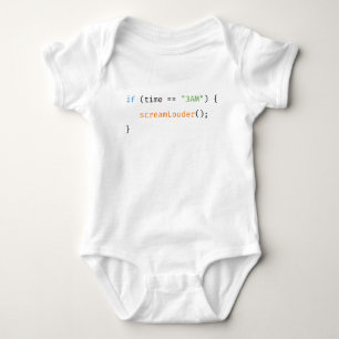 Developer Funny Baby Code Programmer Bodysuit