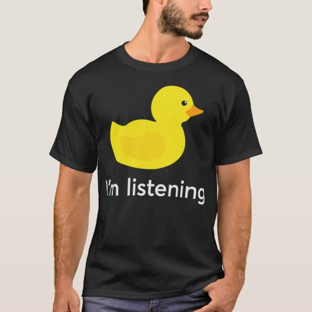 Developer Rubber Duckie lab animal lover  T-Shirt (Front)