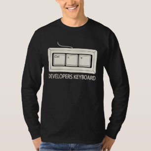 Developers Keyboard Front End Developer Web Design T-Shirt