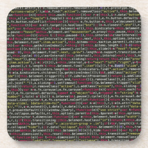 Developer's Terminal Pattern Coaster
