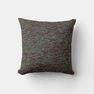 Developer's Terminal Pattern Cushion