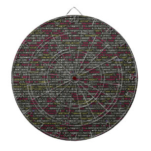 Developer's Terminal Pattern Dartboard