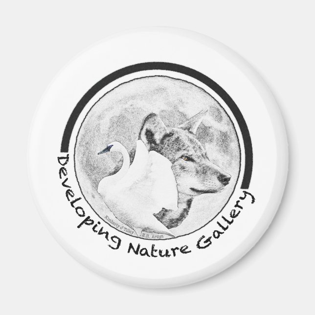 Developing Nature Gallery Logo Magnet (Front)