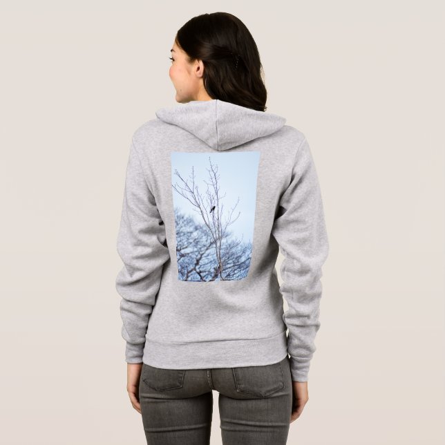 Developing Nature Gallery Logo & Red-wing Bird Hoodie (Back Full)