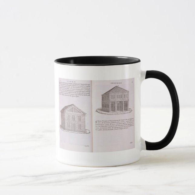 Development of Housing, from 'Della Architettura', Mug (Right)